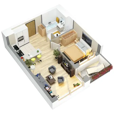 Thiết kế phòng ngủ nhỏ 10m2