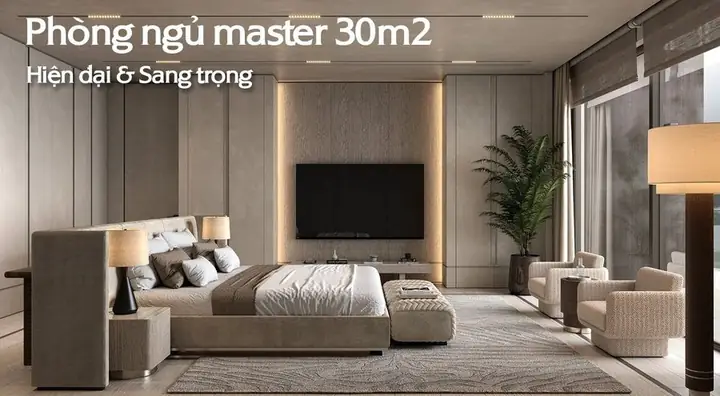 Hướng dẫn tối ưu mặt bằng công năng phòng ngủ lớn hiệu quả