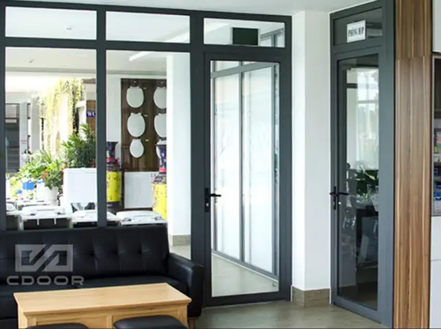 Tổng hợp mẫu cửa nhôm phòng ngủ hệ 1000 đẹp, bền và hiện đại