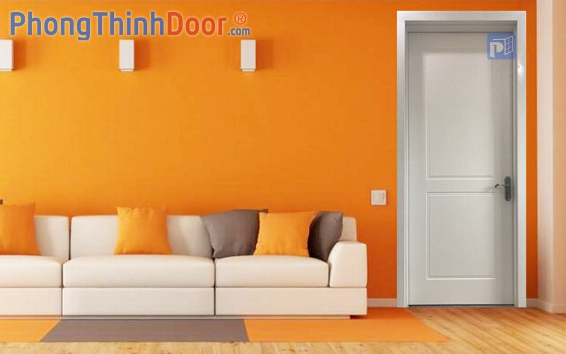 Mẫu cửa nhựa composite B11-91 màu trắng thanh lịch