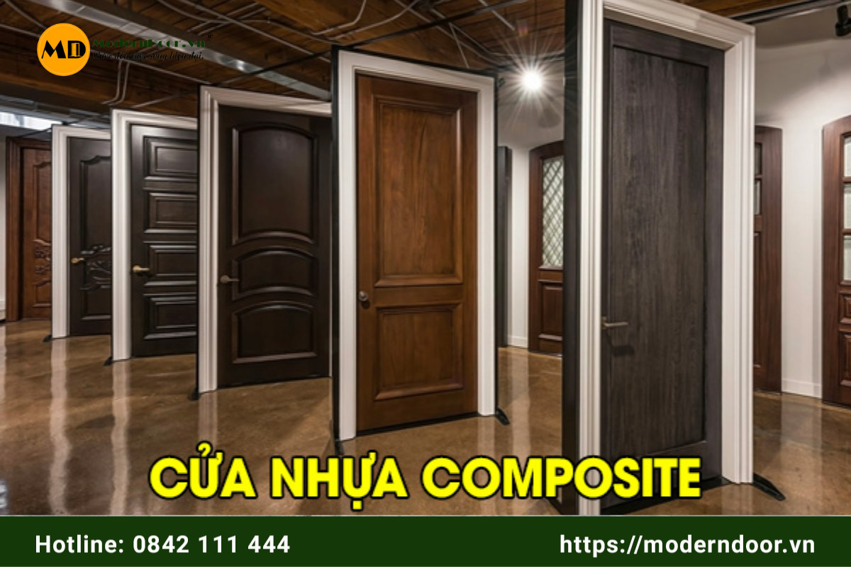 Mẫu cửa nhựa Composite hiện đại