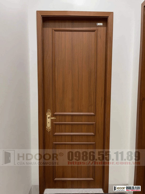 Mẫu cửa nhựa composite Ninh Bình tân cổ điển HDOOR-PC17 mang nét đẹp hoài cổ