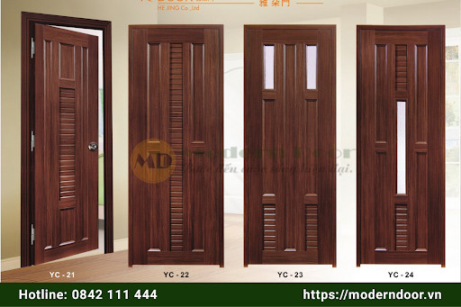 Mẫu cửa nhựa composite Sungyu hiện đại