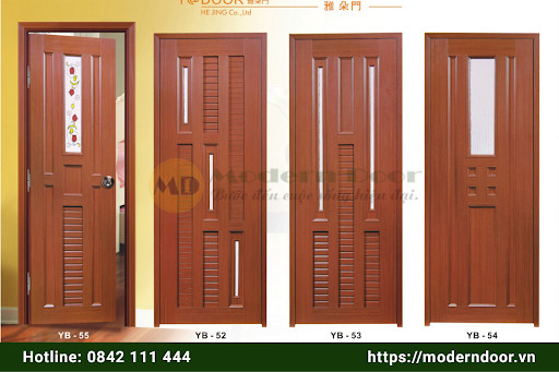 Mẫu cửa nhựa composite Sungyu vân gỗ tự nhiên