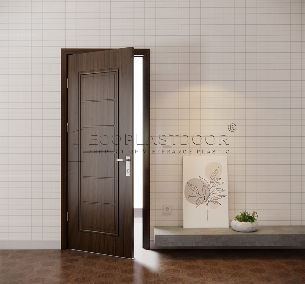 Mẫu cửa nhựa composite Việt Pháp đẹp cho phòng khách