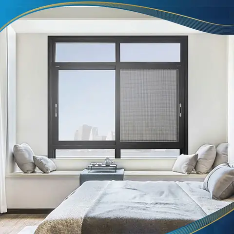 3.2.1. Cửa sổ nhựa lõi thép mở lùa 2 cánh
