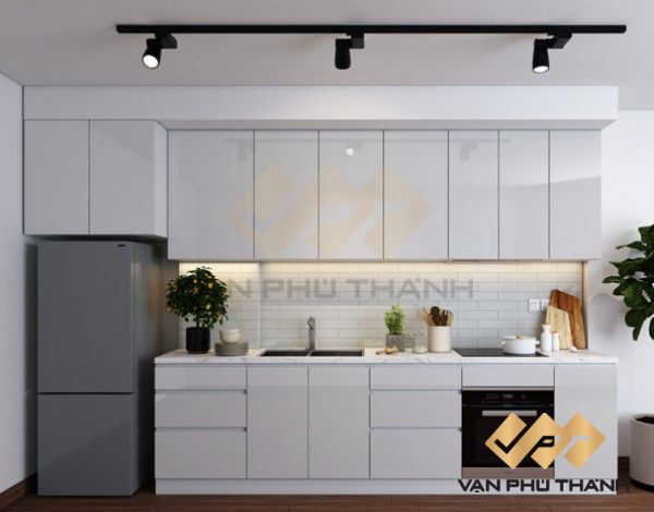 Mẫu cửa tủ bếp bằng nhựa composite hiện đại và bền đẹp