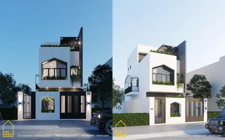 Mẫu Nhà Ống 2 Tầng 3 Phòng Ngủ: Thiết Kế Hiện Đại, Tiện Nghi