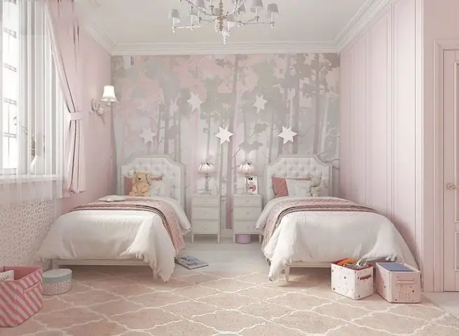 Tổng Hợp Mẫu Phòng Ngủ Cho 2 Chị Em Gái Đẹp và Tiện Nghi