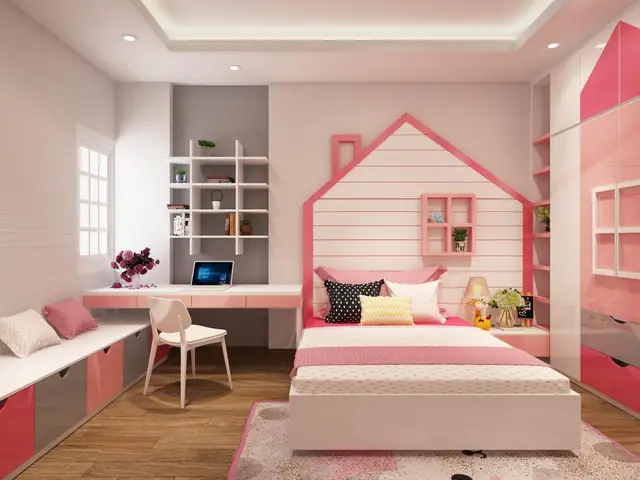 mẫu phòng ngủ màu hồng mẫu phòng ngủ màu hồng