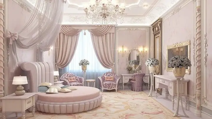 mẫu phòng ngủ màu hồng mẫu phòng ngủ màu hồng