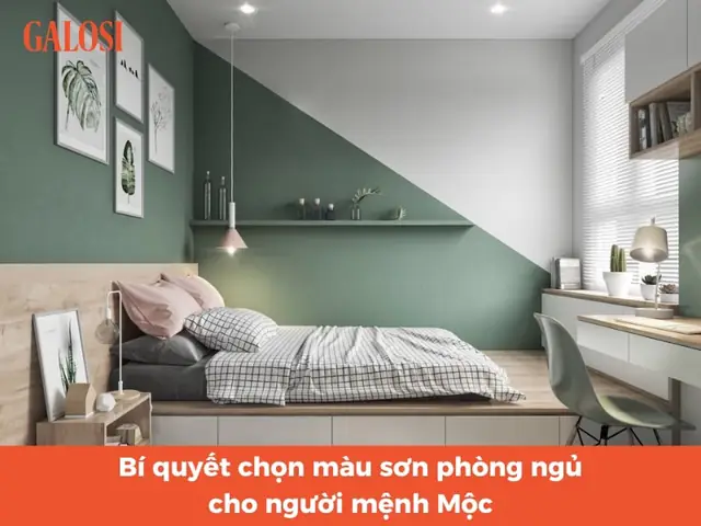màu phòng ngủ mệnh mộc