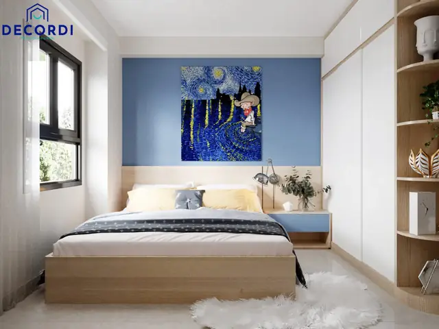 mẫu phòng ngủ xanh đẹp mẫu phòng ngủ xanh đẹp