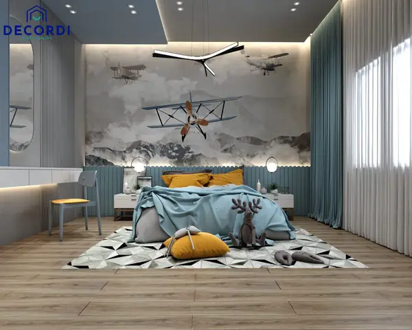 mẫu phòng ngủ xanh đẹp mẫu phòng ngủ xanh đẹp