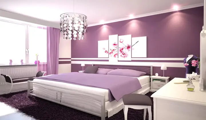 Màu sơn phòng ngủ đẹp hiện đại nhất 2017 theo phong thủy