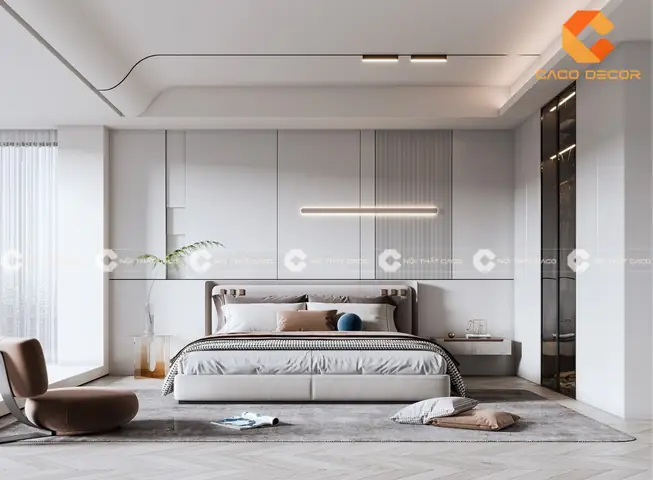 Màu sơn phòng ngủ đẹp với giường gỗ: Hướng dẫn phối màu tinh tế