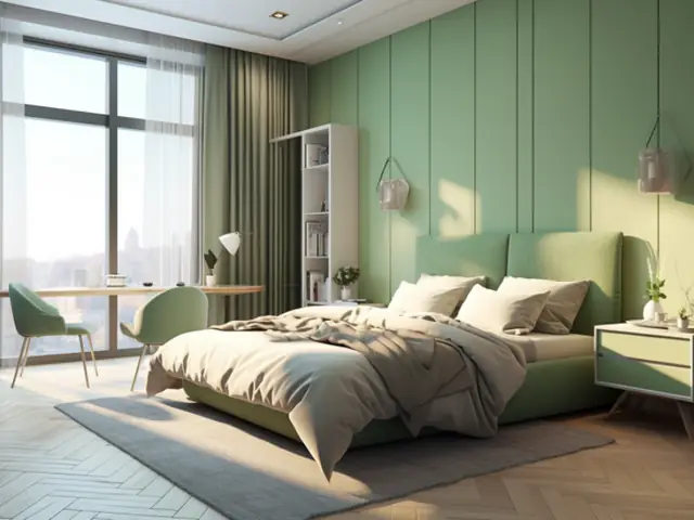 màu sơn phòng ngủ tuổi đinh mão