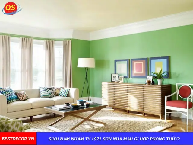 Màu sơn phòng ngủ tuổi Nhâm Tý: Hướng dẫn chọn màu hợp phong thủy