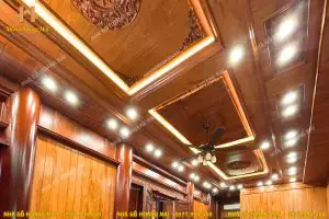 Mẫu 2: Mẫu Ốp Trần Phòng Ngủ Đẹp 2 Mẫu 2: Mẫu Ốp Trần Phòng Ngủ Đẹp 2