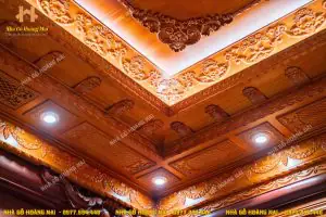 Ưu điểm nổi bật của trần gỗ gõ đỏ: Ưu điểm nổi bật của trần gỗ gõ đỏ: