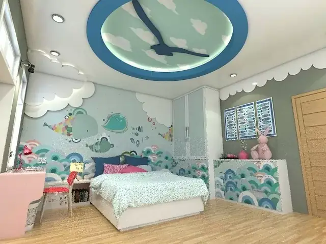 mẫu trần phòng ngủ trẻ em mẫu trần phòng ngủ trẻ em