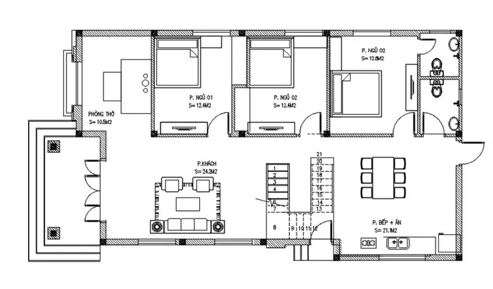 Mẫu Trang Trí Phòng Ngủ Khoảng 25m2: Ý Tưởng Sáng Tạo Và Tiện Nghi