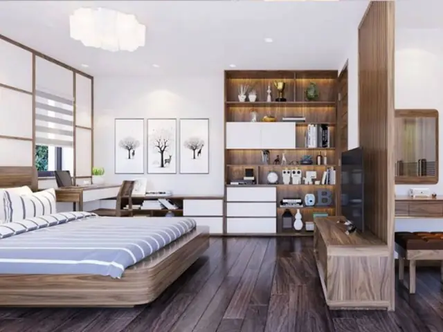 mẫu vách ngăn phòng ngủ