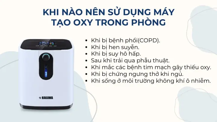 máy tạo oxy cho phòng ngủ