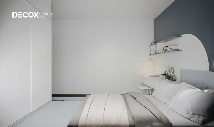 Phòng ngủ nhà ống không cửa sổ: Làm sao để thoáng đãng, tiện nghi?
