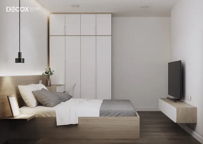 Phòng ngủ nhà ống không cửa sổ: Làm sao để thoáng đãng, tiện nghi?