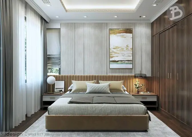 Nội thất Phòng Ngủ Biệt Thự Gỗ: Hướng Dẫn Thiết Kế Chi Tiết