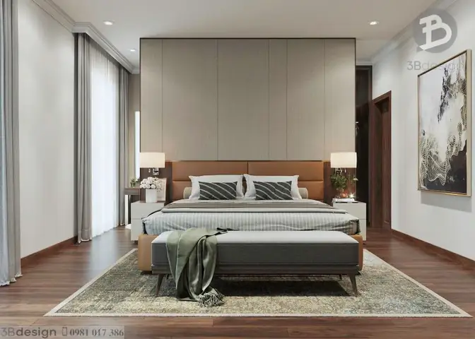 Nội thất Phòng Ngủ Biệt Thự Gỗ: Hướng Dẫn Thiết Kế Chi Tiết
