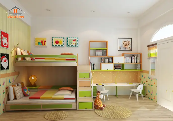 Hướng Dẫn Chọn & Bố Trí **Nội Thất Phòng Ngủ Cho Bé Yêu** An Toàn, Sáng Tạo
