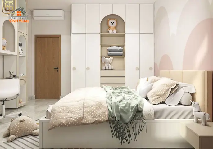 Hướng Dẫn Chọn & Bố Trí **Nội Thất Phòng Ngủ Cho Bé Yêu** An Toàn, Sáng Tạo