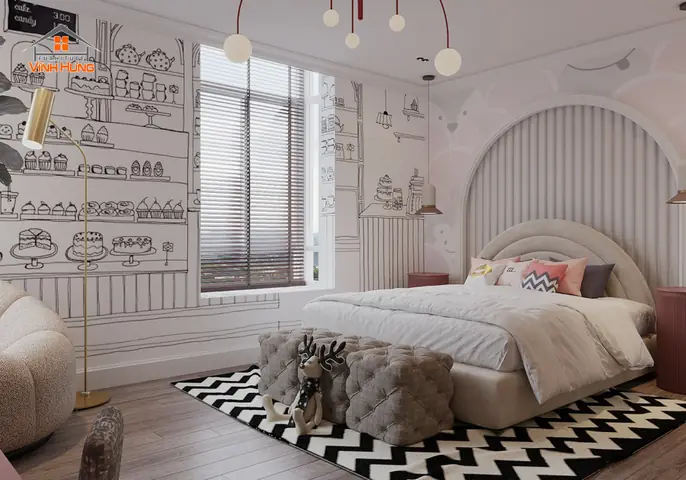 Hướng Dẫn Chọn & Bố Trí **Nội Thất Phòng Ngủ Cho Bé Yêu** An Toàn, Sáng Tạo