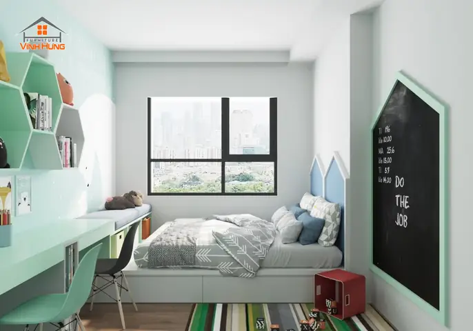 Hướng Dẫn Chọn & Bố Trí **Nội Thất Phòng Ngủ Cho Bé Yêu** An Toàn, Sáng Tạo