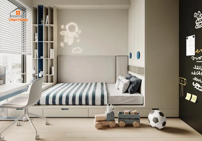 Hướng Dẫn Chọn & Bố Trí **Nội Thất Phòng Ngủ Cho Bé Yêu** An Toàn, Sáng Tạo