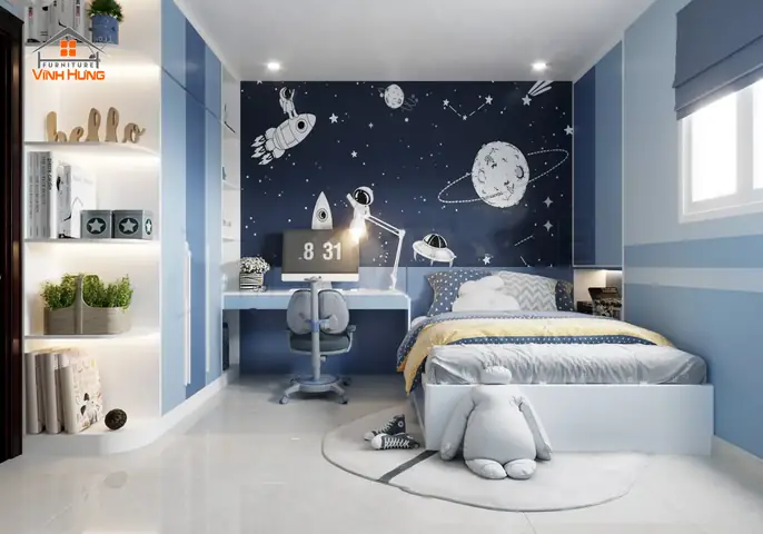 Hướng Dẫn Chọn & Bố Trí **Nội Thất Phòng Ngủ Cho Bé Yêu** An Toàn, Sáng Tạo