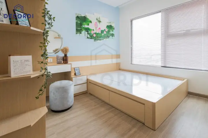Mẫu 10: Thi công phòng ngủ hiện đại có nhà vệ sinh Mẫu 10: Thi công phòng ngủ hiện đại có nhà vệ sinh