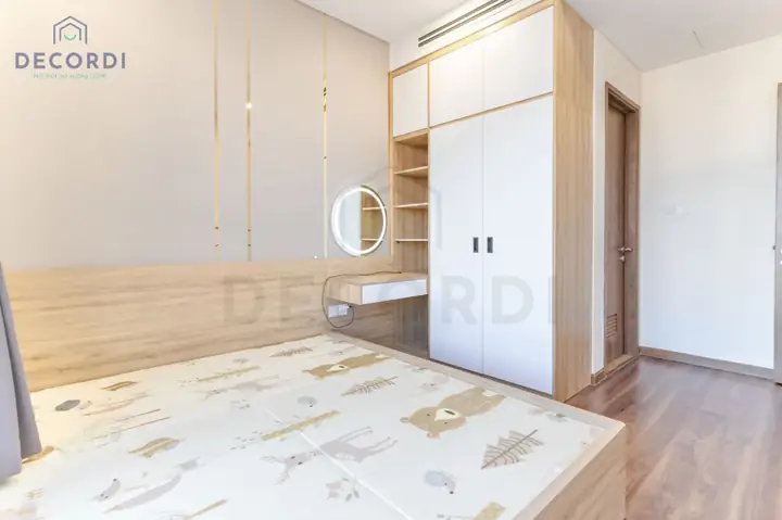 Mẫu 4: Thi công nội thất phòng ngủ 15m2 có nhà vệ sinh trọn gói Mẫu 4: Thi công nội thất phòng ngủ 15m2 có nhà vệ sinh trọn gói