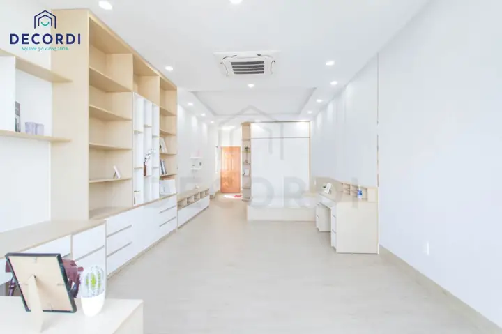 Mẫu 11: Thi công nội thất phòng ngủ 20m2 rộng rãi, thoáng mát Mẫu 11: Thi công nội thất phòng ngủ 20m2 rộng rãi, thoáng mát