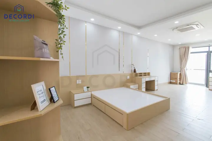 Mẫu 11: Thi công nội thất phòng ngủ 20m2 rộng rãi, thoáng mát Mẫu 11: Thi công nội thất phòng ngủ 20m2 rộng rãi, thoáng mát