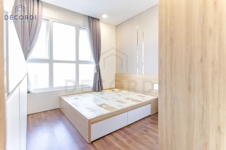 Mẫu 4: Thi công nội thất phòng ngủ 15m2 có nhà vệ sinh trọn gói Mẫu 4: Thi công nội thất phòng ngủ 15m2 có nhà vệ sinh trọn gói