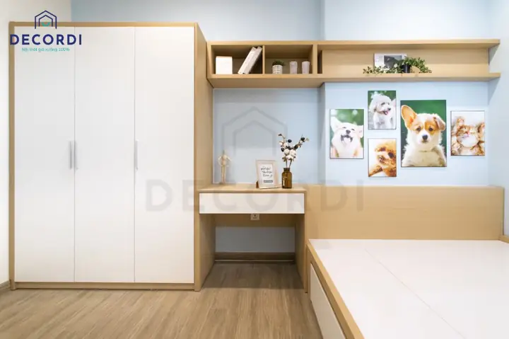 Mẫu 9: Thi công nội thất phòng ngủ tiện nghi Mẫu 9: Thi công nội thất phòng ngủ tiện nghi