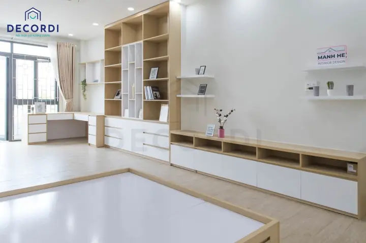 Mẫu 11: Thi công nội thất phòng ngủ 20m2 rộng rãi, thoáng mát Mẫu 11: Thi công nội thất phòng ngủ 20m2 rộng rãi, thoáng mát