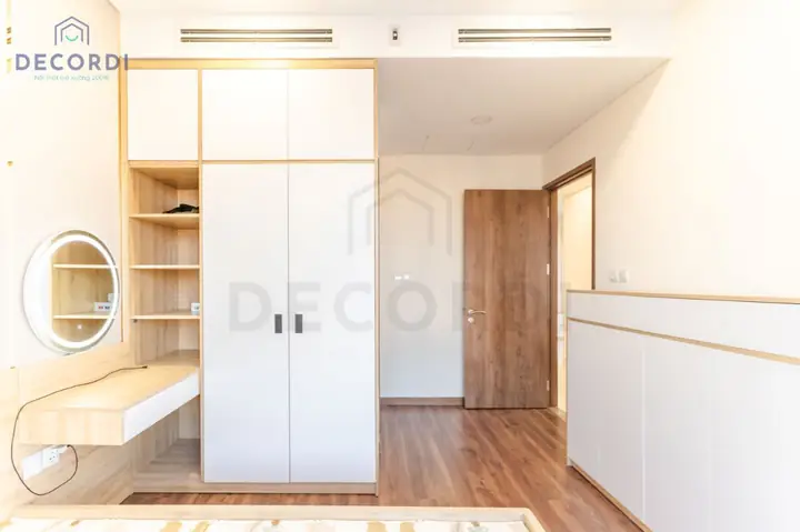 Mẫu 4: Thi công nội thất phòng ngủ 15m2 có nhà vệ sinh trọn gói Mẫu 4: Thi công nội thất phòng ngủ 15m2 có nhà vệ sinh trọn gói