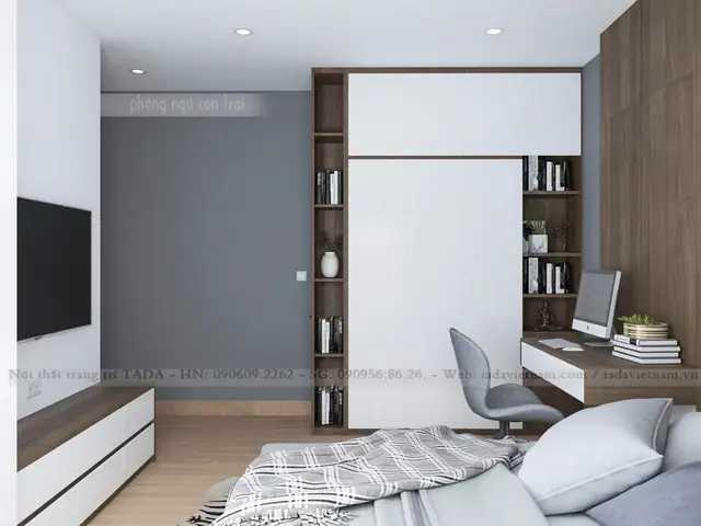 Nội Thất Phòng Ngủ Gỗ Xám: Hướng Dẫn Thiết Kế Đẹp & Hiện Đại