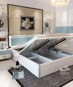 nội thất phòng ngủ màu ghi