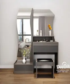nội thất phòng ngủ màu ghi