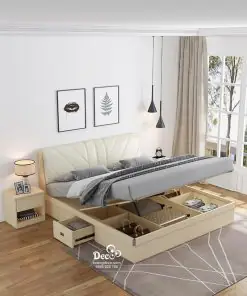 nội thất phòng ngủ màu ghi